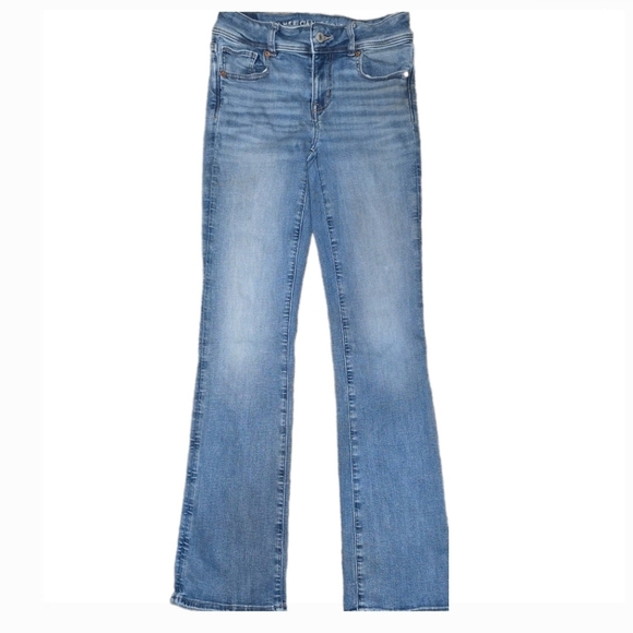 American Eagle AE Kick Boot Jeans, Light Wash - 0-Regular - Picture 1 of 11